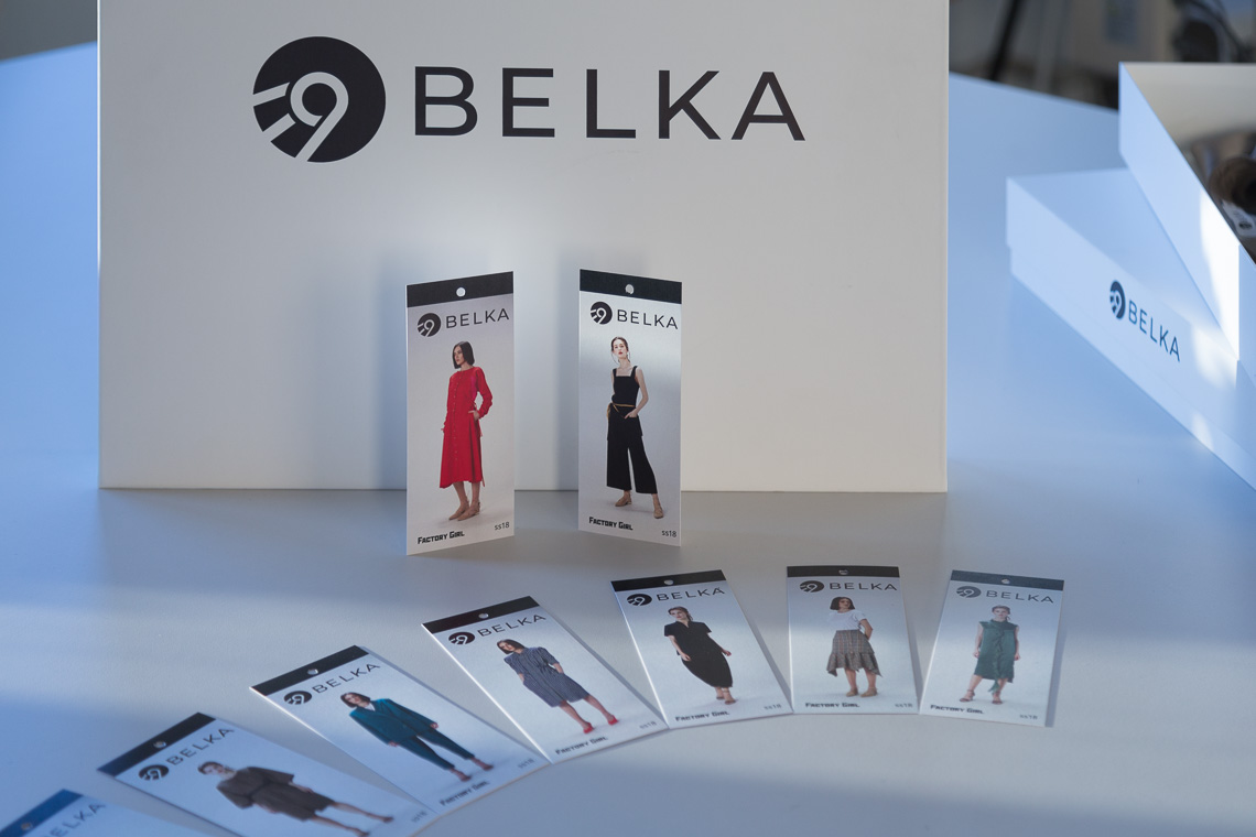 По заказу модного бренда Belkafashion студия разработала фирменный блок «Belka»