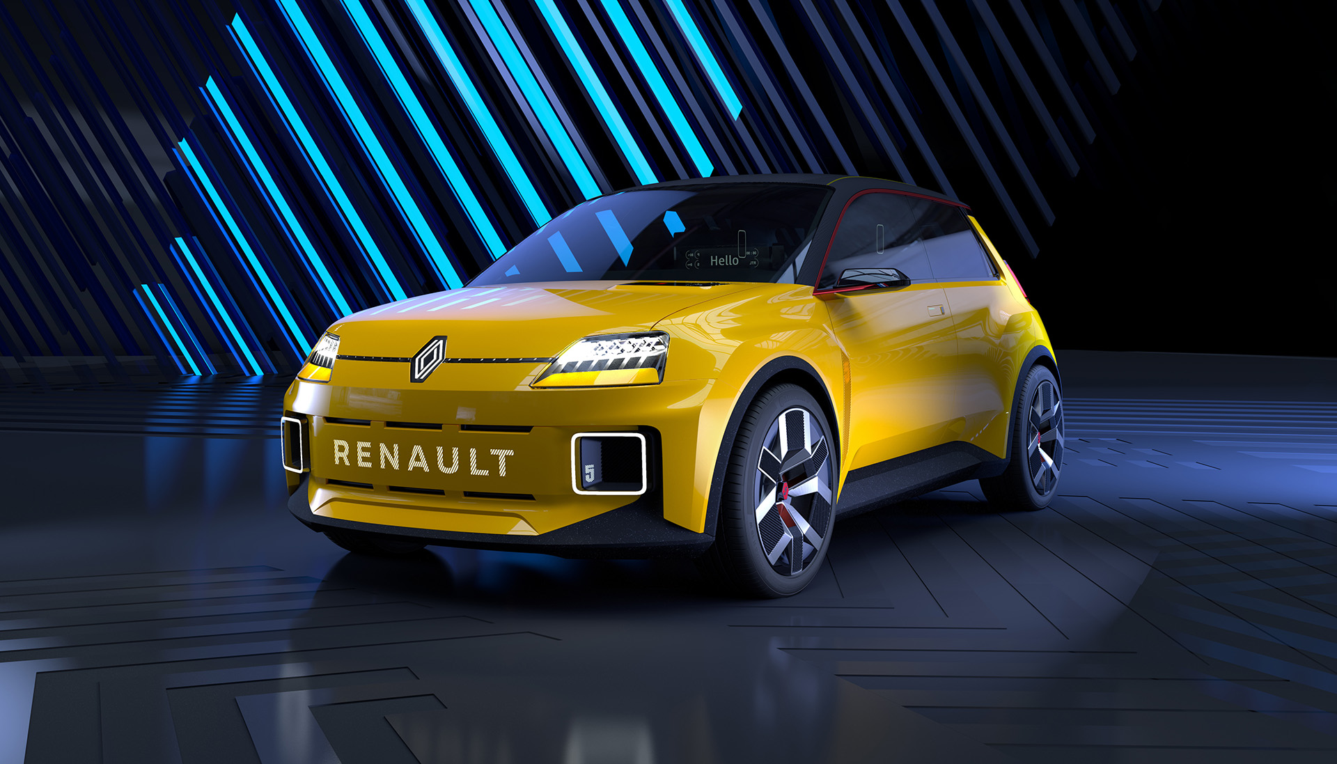 Новый логотип Renault, впервые представленный на 5 Prototype