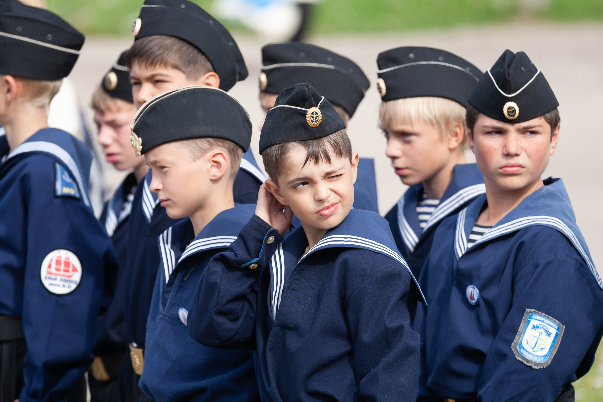 Построение. Соловецкая школа юнг. 2007